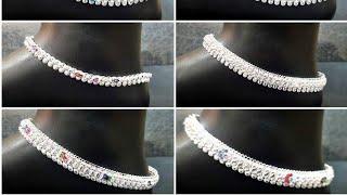 New Silver Payal Designs 2023Daily Wear silver Anklet Designs Images 2023