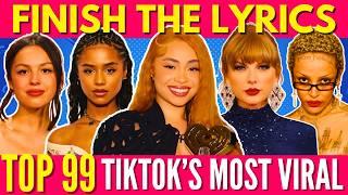 FINISH THE LYRICS - Most Popular Viral TikTok Songs EVERMEGA CHALLENGE️ - 2024 #4