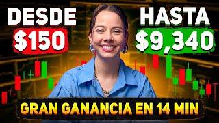 COMO HACER TRADING  CONVERTIR $150 EN $9340 CON UNA SIMPLE ESTRATEGIA DE OPCIONES BINARIAS