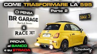 Mappa e prova su strada Abarth 595 trasformata da BR GARAGE e RACE JET - parte 2