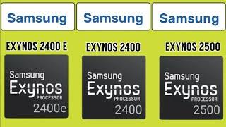 Exynos 2400e vs Exynos 2400 vs Exynos 2500  Samsung S25  Samsung S24 FE