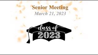 Graduation Meeting 2023