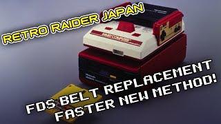 *NEW METHOD* Fastest Easiest Famicom Disk System Belt Replacement