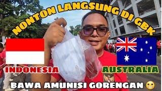 NONTON LANGSUNG PERTANDINGAN INDONESIA VS AUSTRALIA⁉️NAIK TANGGA UPPER AUTO KURUS 