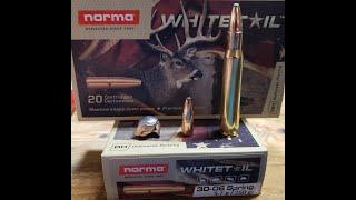 Norma Whitetail 30-06 Springfield 150 grain ballistics gel testing High and low vlocities