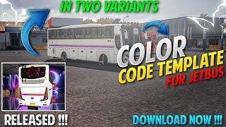 COLOR CODE TEMPLATE FOR JETBUS  ON 2 VARIANTS  DOWNLOAD NOW  NIZAL S CREATION 