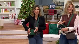 Lug Matte Luxe Compact Crossbody Bag - Mingle on QVC