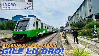 Naik KA KRD KOMUTER ke stasiun Indro cuma Rp5000