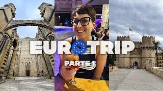 Eurotrip en Auto  de Italia a España Narbonne  y Valencia   vlog de la vida en Italia 