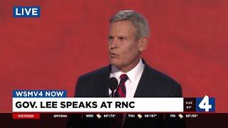 Gov. Bill Lee speaks at Republican National Convention