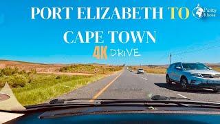 Port Elizabeth to Cape Town Garden Route DRIVE  4k