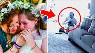 A Crying Little Girl Interrupts Her Mothers Wedding Ceremony And Says My Stepfather Was Always..