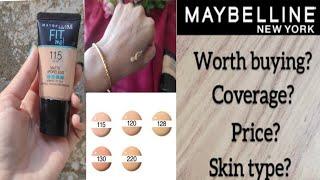 maybelline fit me foundation reviewbest foundationMaybelline fit me foundation shades