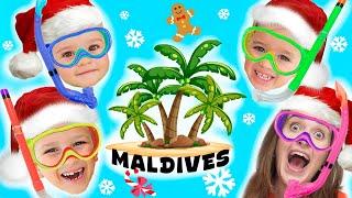 Vlad dan Niki merayakan Natal di Maladewa