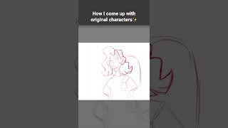 How I make original characters#artist  #sketch #disney #characterdesign #oc