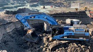 Big Excavators Wheel Loaders Bulldozers Heavy Transports And Front Shovel Excavators  Mining