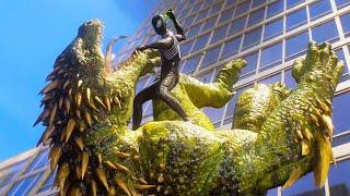 Spider-Man 2 - Lizard Chase Scene Transformation & Boss Fight 4K