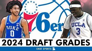 Philadelphia 76ers Draft Grades Jared McCain & Adem Bona  2024 NBA Draft