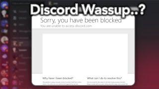 Discord Got Hacked?.. “Sorry you have been blocked”