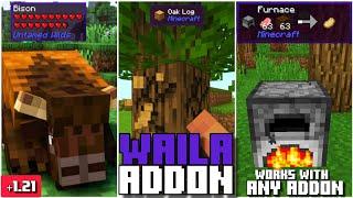 WAILA ADDON for BEDROCK  MINECRAFT PE +1.21 #addons