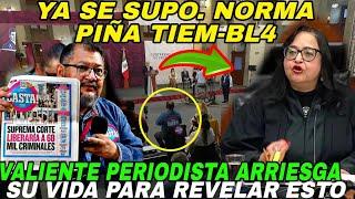 JUEVESAZO. NORMA PIÑA TIEM-BL4 YA LA DESCUBRIERON ANTE #AMLO y ante todo #México ESTO PASO HOY