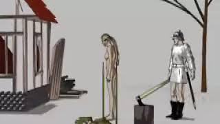 Atrocities  Of War Mother and Daughter Beheading Animation