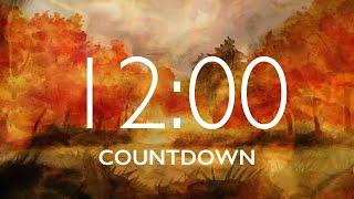 12 Minute Fall Leaves Timer with Relaxing Music and Alarm ⏰