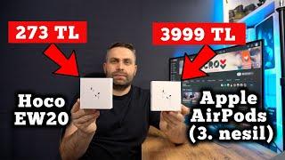 3999 TLLİK APPLE AIRPODS 3E 273 TLLİK ALTERNATIF HOCO EW20 KULAKİÇİ KULAKLIK