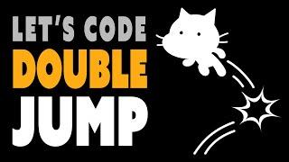 How to code the Perfect DOUBLE JUMP in Scratch Tutorial 