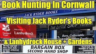 BOOK Hunting In CORNWALL - Visiting Jack Ryders Books in Liskeard + Lanhydrock House