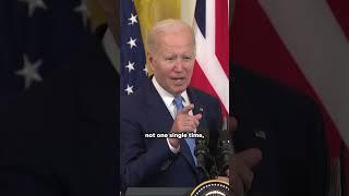 Im honest Biden says he played no role in Donald Trumps indictment #Shorts