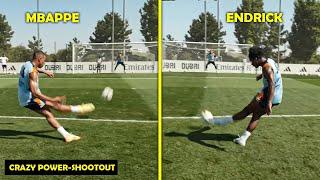 Mbappe vs Endrick in Crazy Penalty Shootout at Real Madrid Training