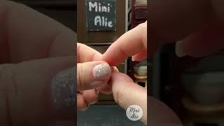 Miniature Kitchen Tiny Blue Tea Set 02 #minikitchen #tinykitchen #miniature