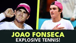 18-Year-Old Joao Fonsecas EXPLOSIVE Tennis