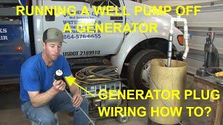 Running a 230 Volt Submersible Well Pump on a Small Generator  Generator Plug Wiring