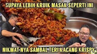 SAMBAL TERI KACANG YANG KRIUK NYA TAHAN BERHARI HARI CUKUP DI MASAK BEGINI AJA BIAR LEBIH AWET