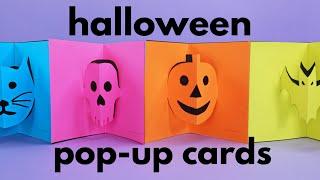 How to Make Halloween Pop-Up Cards