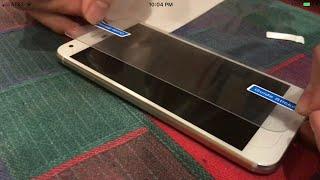 PROPERLY install a tempered glass screen protector on your cell phone