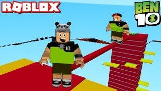 Ben 10 Ol ve Parkuru Bitir Süper Kahramanlar Parkuru - Panda ile Roblox Ben 10 Ultimate Obby