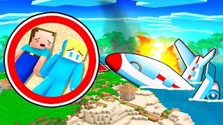 Ukri und Billy überleben einen FLUGZEUG ABSTURZ auf einer Insel in Minecraft