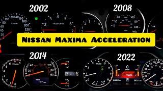 Nissan Maxima acceleration compilation