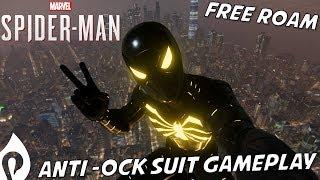 Spider-Man PS4 - Anti-Ock Armor Free Roam & Combat Gameplay