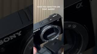 Closed shutter on Sony A6000 - New Anti-dust feature?  #a6000