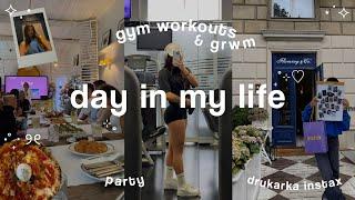 day in my life ୨ৎ siłownia grwm premiera nowej drukarki slow morning