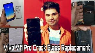 Vivo V11 Pro Crack Glass Replacement  Display fingerprint  Screen Repair  How to open