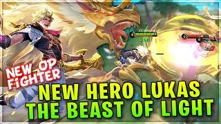 New Hero Lukas The Beast Of Light  New Hero Tryout  Mobile Legends Gameplay