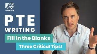 PTE Reading and Writing Fill in the Blanks  THREE CRITICAL TIPS with Jay