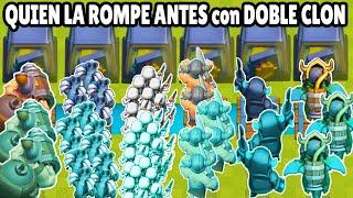 CUAL CARTA ROMPE ANTES LA CAJA DE ATRACO usando DOBLE CLON?  OLIMPIADAS de CLASH ROYALE