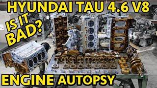 Hyundai Genesis 4.6 V8 TAU BAD Engine Teardown. Well it WAS good but now...