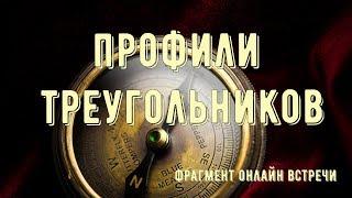 Профили сочетания треугольников тонов. Фрагмент онлайн встречи.